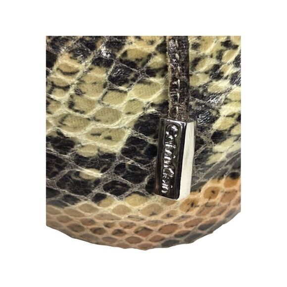 Calvin Klein Priya Faux Snakeskin Leather Flats Size 9.5 - Picture 5 of 12